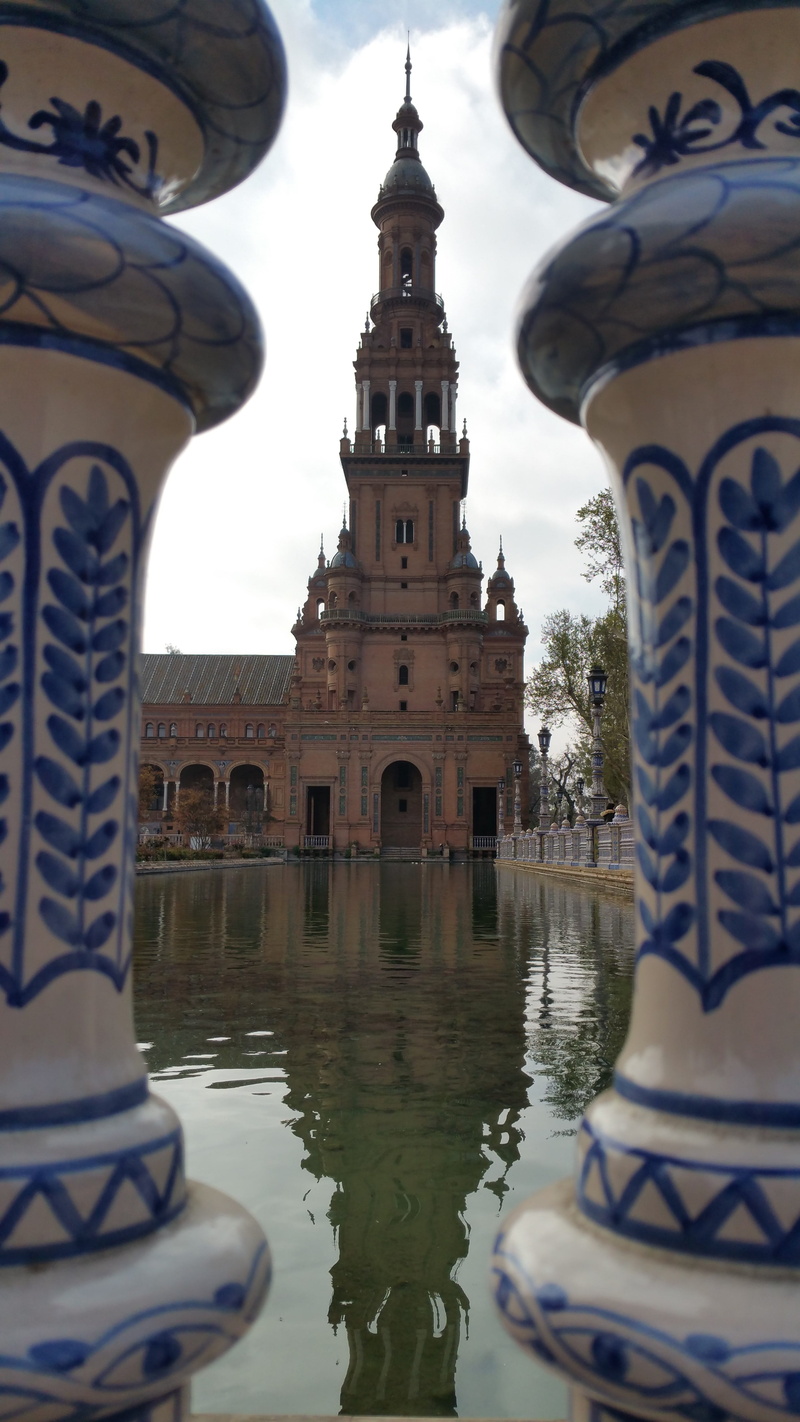5K, landmark, built structure, seville, sky, travel, reflection, travel destinations, place of worship, españa, building, religion, plaza, plaza de espana