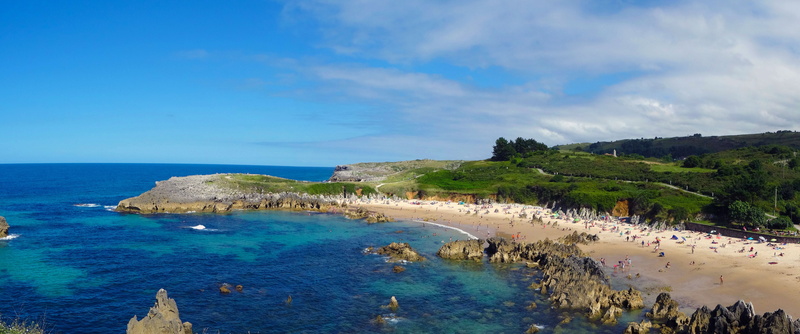 land, spain, asturias, sky, idyllic, rock, horizon over water, sea, nature, 5K, non-urban scene, travel destinations, outdoors, blue, horizon, no people