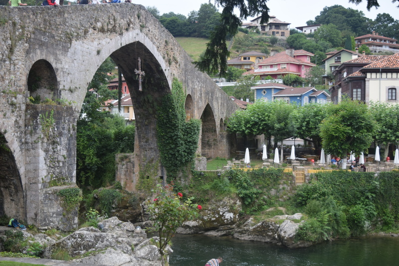 outdoors, built structure, nature, cangas de onis, day, waterfront, building exterior, no people, building, 5K, architecture, river, history, water, asturias