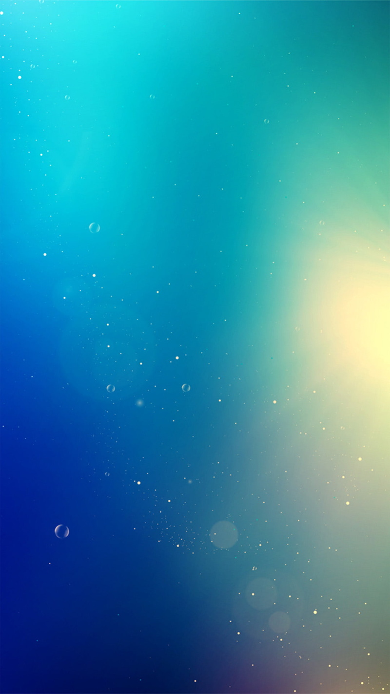 s5, abstract, s, blue, 1080P, background, yellow, bubbles, teal