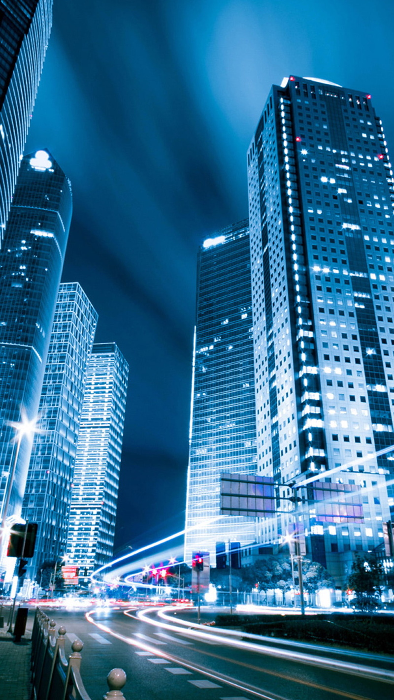 night, lights, cityscape, s, street, skyscrapers, 1080P, s5