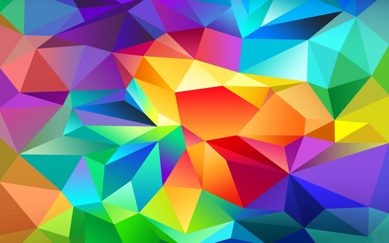backgrounds, full frame, 2K, geometric shape, close-up, galaxy, studio shot, s, rainbow, multicolored, abstract, vibrant color, color gradient