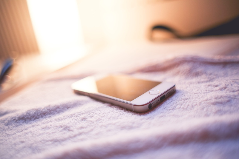 relaxation, selective focus, Gold, computer, connection, home Interior, lifestyles, 5K, one young woman only, iphone, technology, adult, bedroom, hotel