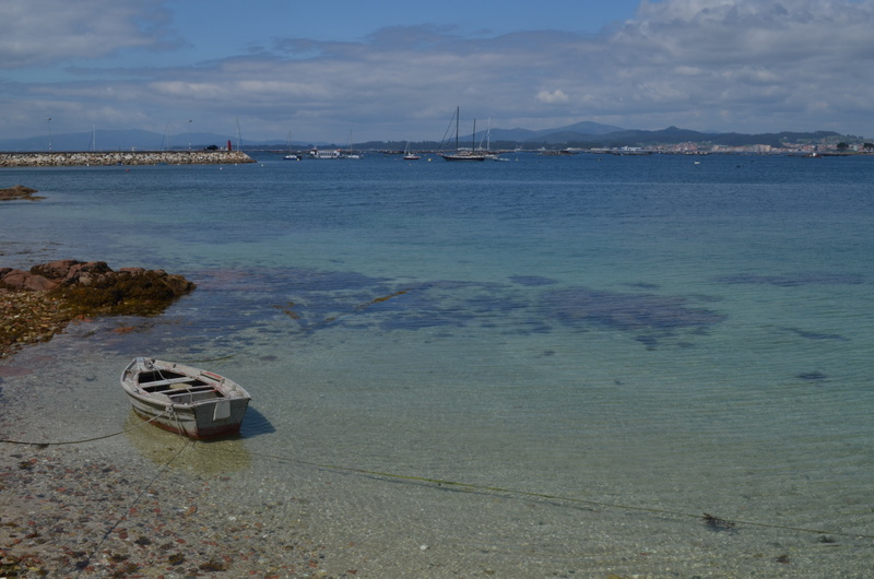 nature, cloud - sky, water, moored, sky, Beach, santander, waves, day, Sea, Ria, 4K, relax, architecture, landscape, land, Holiday, high angle view, scenics - nature
