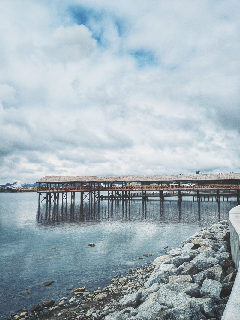working out, rubble, transportation, architectural column, cloud - sky, bridge, fitness, skies, port, sport, chile, bridge - man made structure, nature