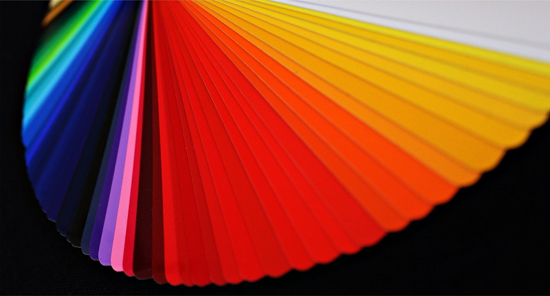 multi Colored, fanned out, colorful, flag, color fan, abstract, palette, blue, spectrum, colors, color picker, variation, yellow, no people, picker, close-up