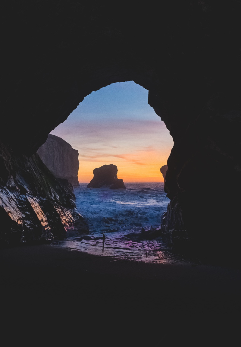 horizon, melbourne - Australia, dark, cliff, algarve, beauty In Nature, beach, sea stack, great Ocean Road, landscape photography, near, rock - Object