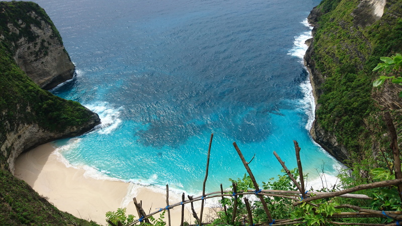 no people, nature, turquoise colored, beach, beauty in nature, blue, tree, high angle view, indonesia, tranquil scene, scenic, outdoors, plant, panoramic