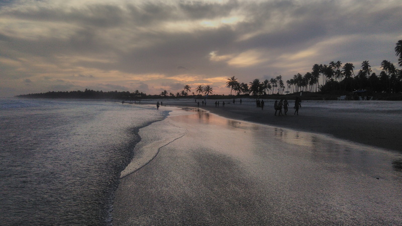 nature, 4K, no people, tranquil scene, Praia, river, beauty in nature, sunset, environment, tranquility, beach, Alagoas, tree, Brazil, Frances, scenics - nature