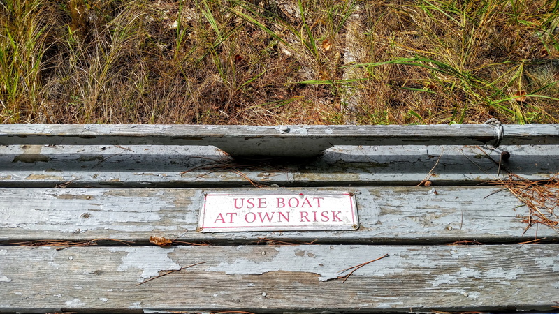 text, platform, pier, warning, harbor, old, capital letter, 5K, wood - material, wall - building feature, wooden, outdoors, non-western script, tree, warning sign