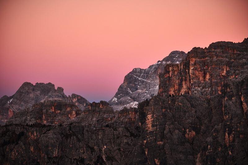 landscape, sunset, rock formation, hour, travel destinations, nature, mountain, tranquility, no people, photowalk, eroded, sorapi, land, travel, rock - object