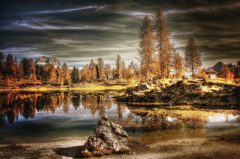 change, outdoors, alpine, environment, tranquil scene, italy, unesco world heritage, no people, lago federa, rubble field, non-urban scene, mountain pass