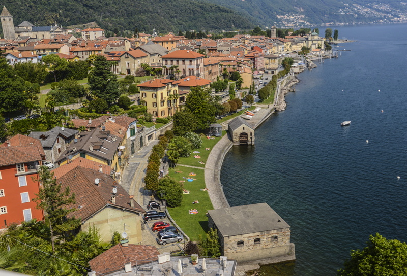 community, beach, residential district, holiday, lago, 5K, built structure, panorama, building, landscape, high angle view, landscapes, town, sea, plant