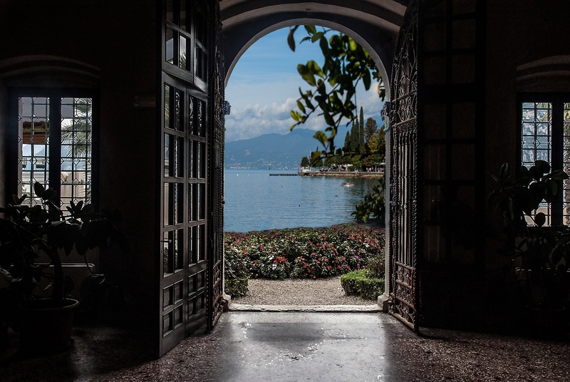day, holiday, salo, mountains, bardolino, window, indoors, no people, view, plant, lake, built structure, sky, growth, garda, nature, tree, bodies, daytime