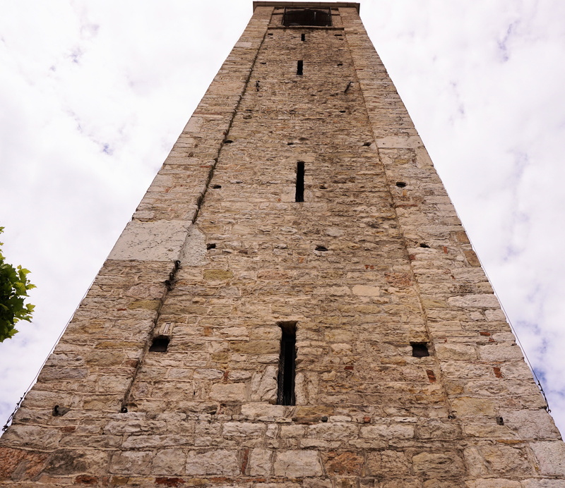 stone, architecture, 4K, history, italy, ancient civilization, high, garda, low angle view, building, no people, built structure, fortress, travel destinations