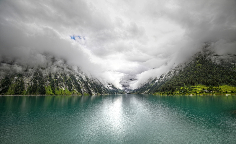 body, alpine, schlegeis, cloud - sky, no people, zillertaler alpen, sky, the schlegeis reservoir, water reservoir, water, clouds, scenics - nature, mountain