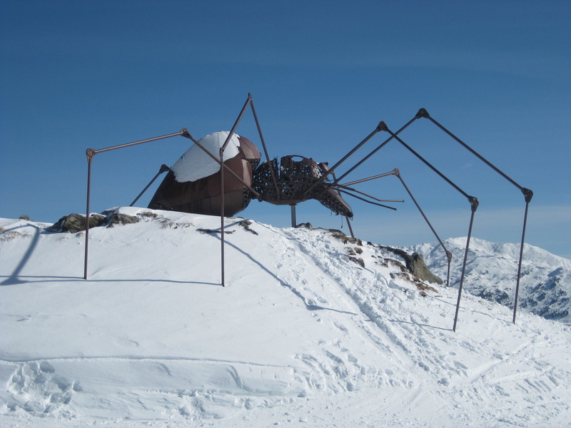 field, environment, land, austria, blue, winter, non-urban scene, outdoors, nature, europe, Spider, mountain, beauty in nature, snowcapped mountain, covering