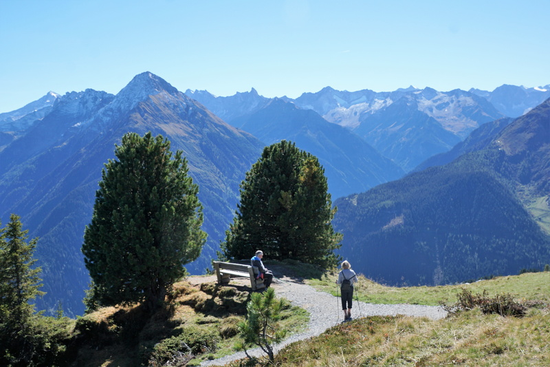 mountain range, plant, nature, places of interest, holidays, summer, scenics - nature, non-urban scene, finkenberg, alpine, people, woman, real people