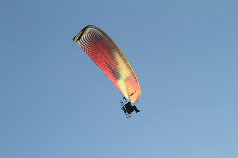 extreme sports, flying, portugal, unrecognizable person, sports activity, viana do castelo, transportation, paragliding, clear sky, 5K, flight, skydiving