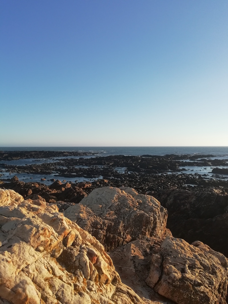 rock, beauty in nature, tranquil scene, viana do castelo, solid, rocky coastline, tranquility, ocean, horizon over water, no people, nature, rock formation