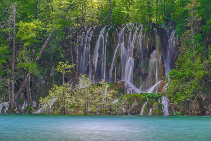 environment, flora, tranquil scene, lagoon, 5K, flowing, river, flowing water, vegetation, waterfalls, long exposure, tranquility, scenics - nature, nature
