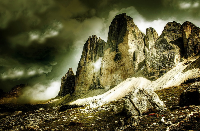 rock, trentino, climb, day, Mountains, wall, famous Place, risk, no People, solid, sky, rock wall, view, rubble field, hiking, nature, geology, beauty In Nature