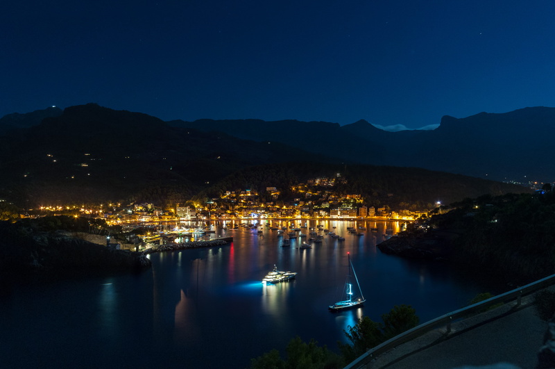 reflection, building, sky, water, travel destinations, nautical vessel, boat, night, urban, near, blue, illuminated, aerial, city, nature, nightime, cityscape