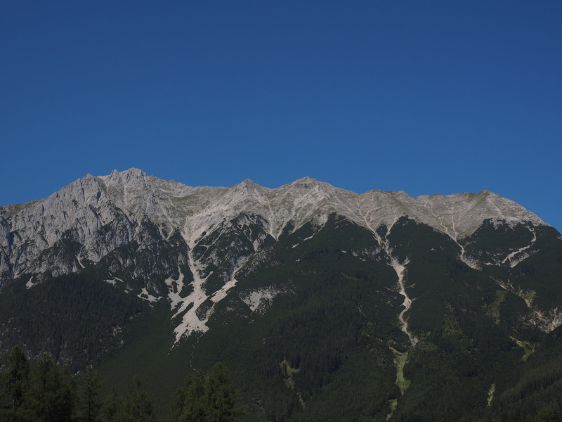 mountain, mieminger mountains, beauty in nature, non-urban scene, environment, formation, eastern alps, sky, idyllic, mountain peak, tyrol, scenics - nature