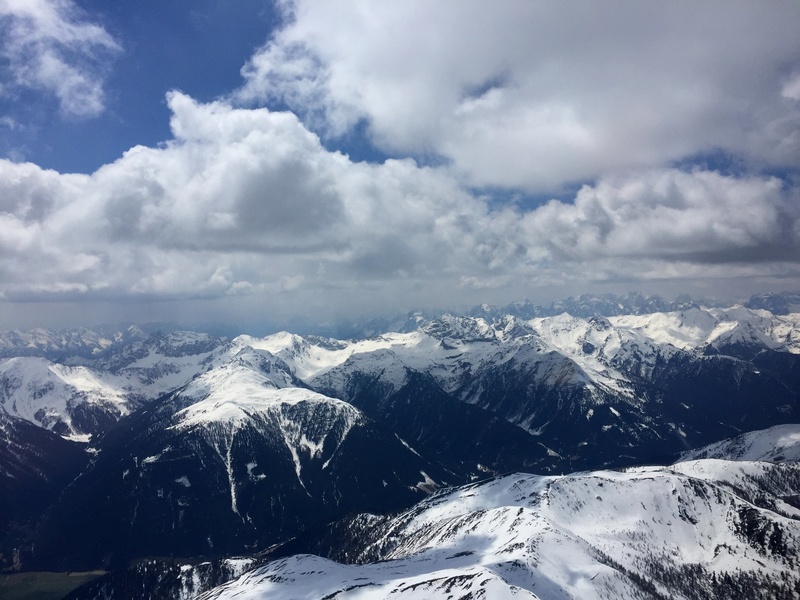 gliding, mountain, outdoors, snow, eastern alps, beauty in nature, 2K, scenics - nature, winter, environment, snowcapped mountain, day, cloud - sky, nature