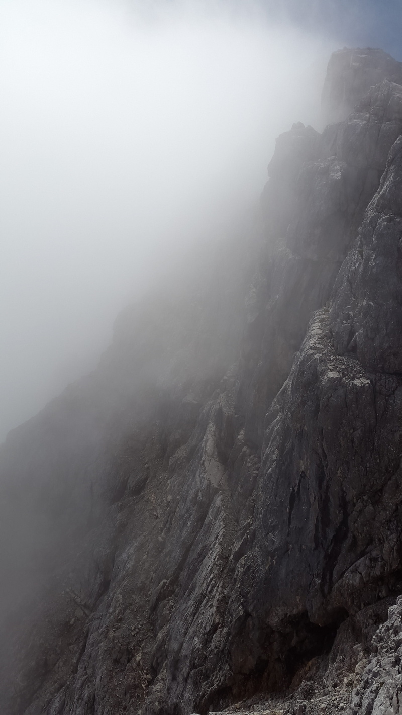 weather, climate, fog, rock - object, mountain range, day, mountain, outdoors, lime, Rock, rock, scenics, Wall, berchtesgaden national park, Steep, Watzmann