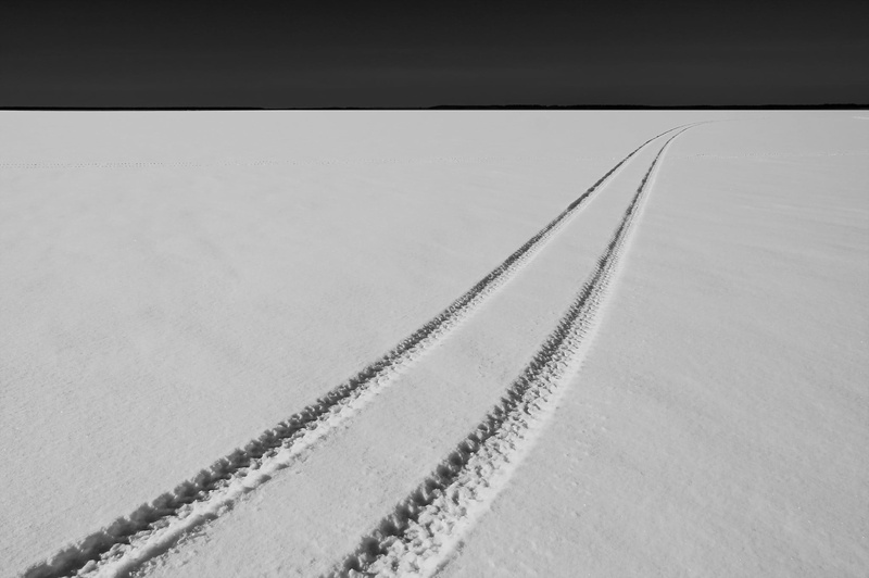 winter sport, nature, tracks, day, print, monochrome, colored, cold temperature, mountain, 1080P, chain, track - imprint, landscape, high angle view, track