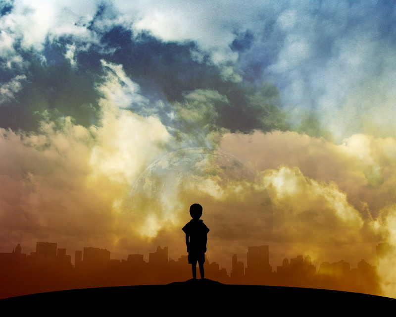 built structure, scenics - nature, looking at view, ideas, city, building exterior, silhouette, black Color, nature, architecture, boys, success, sunset