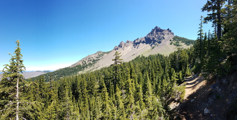 mountain peak, sight, tranquility, summer, tourism, environment, hill, coniferous tree, forest, clear sky, travel, valley, blue, green color, no people