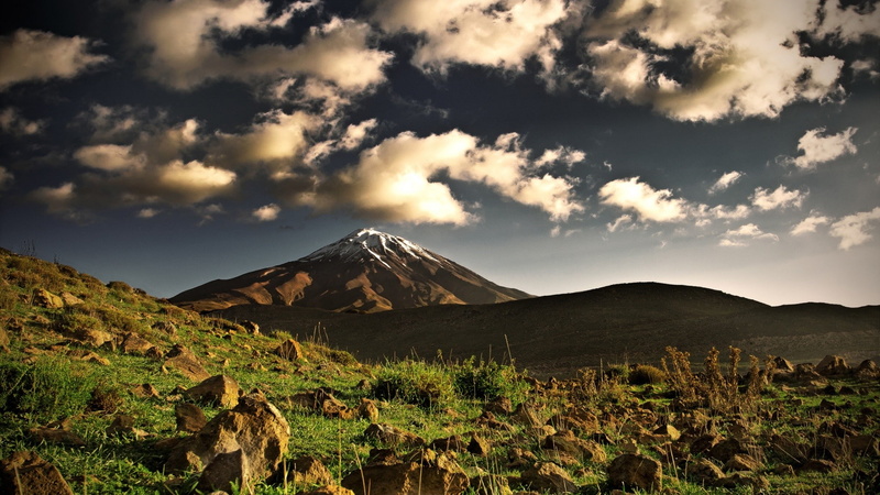 kilimanjaro, clouds, 1080P, skylines, mountains, landscapes, mount