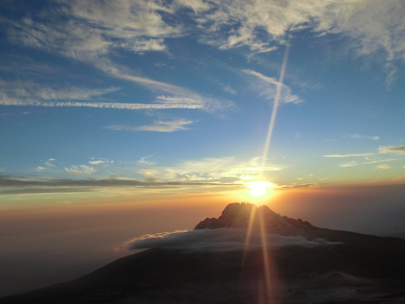 beauty in nature, scenics - nature, kilimanjaro, environment, sunrise, tranquil scene, sunset, silhouette, no people, view, 4K, landscape, sunlight, tranquility