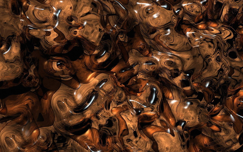 oil, painting, 1920x1200, spill, 1080P, gray, brown, artistic, water