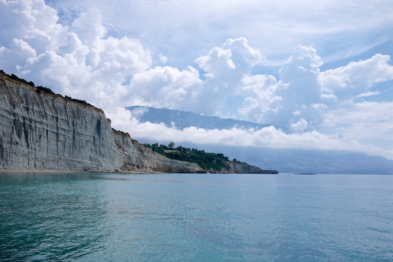 solid, water, cliff, no people, land, kefalonia, day, spartia, 4K, mountains, nature, beach, cloud - sky, beauty in nature, cliffs, scenics - nature, bay