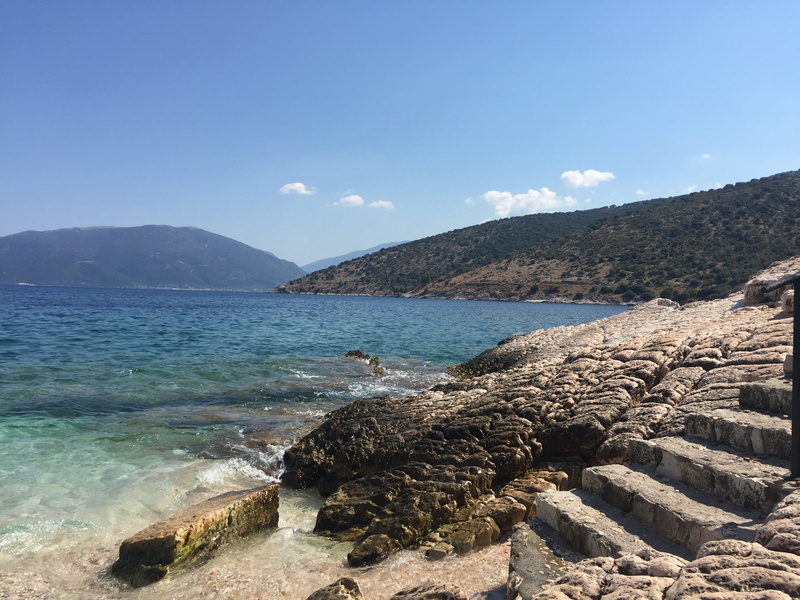 no people, environment, tranquil scene, rock - object, scenics - nature, solid, sea, day, 2K, nature, kefalonia, rocky coastline, land, travel destinations