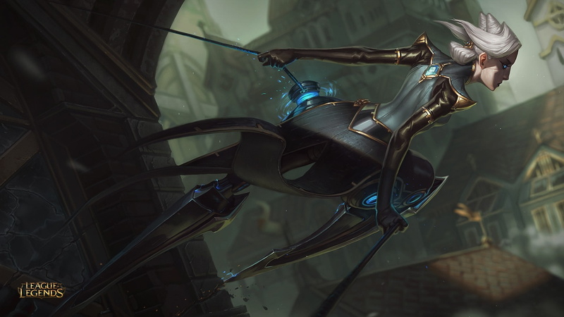 camille, nature, metal, outdoors, close-up, low angle view, architecture, artwork, no people, day, 1080P, land vehicle, hanging, plant, league of legends