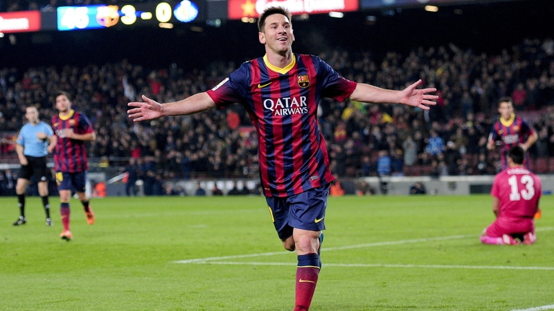 del, lionel messi, barcelona, soccer, copa, messi, rey, 1080P
