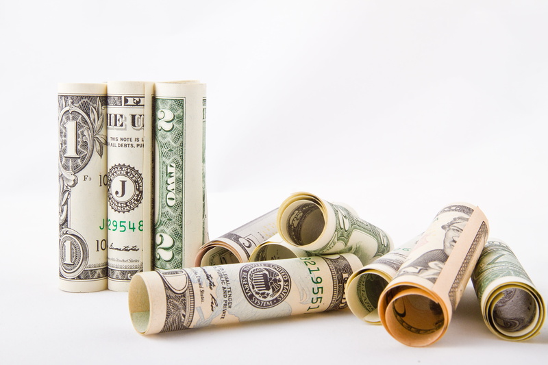 making money, crisis, banknotes, rolled, economy, u, s, dollar sign, green, rich, indoors, white background, close-up, dollar, rolled up, cut out, bank
