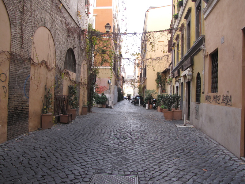 italian, built structure, the way forward, alley, nature, direction, residential district, rome, no people, italia, street, brown, city, italiano, architecture