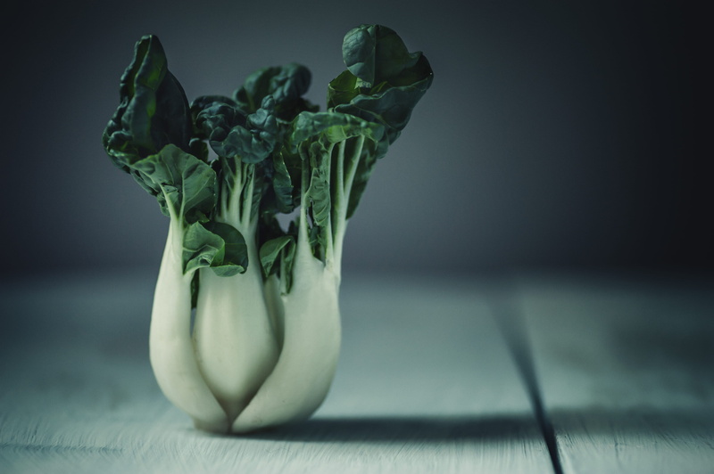 photography, table, no people, vegetable, indoors, asian, bok choi, nature, cabbage, 4K, freshness, pak choi, single object, studio shot, white, shallow