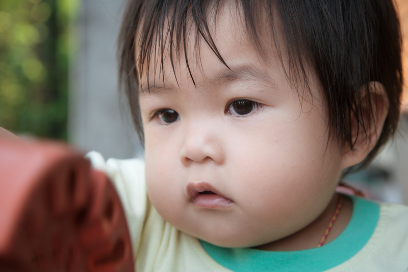 portrait, two people, thailand, cute, family, looking, child, teardrop, innocence, close-up, young, childhood, ubon ratchathani, babyhood, people, real people