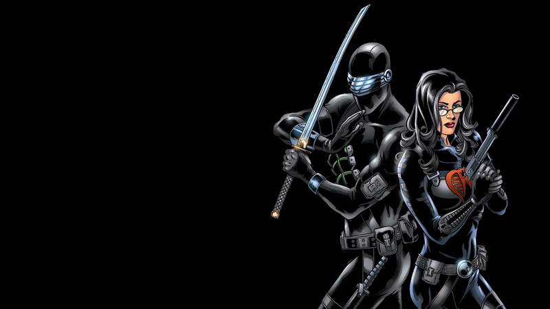 Snake Eyes (G.I. Joe), 1080P, Comics, G.I. Joe, Baroness (G.I. Joe)