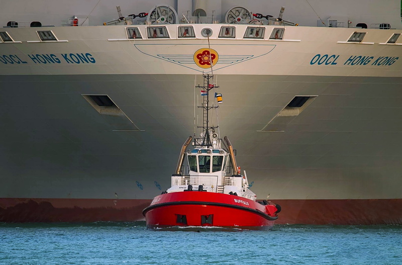 worker, tug, cruise liner, 1080P