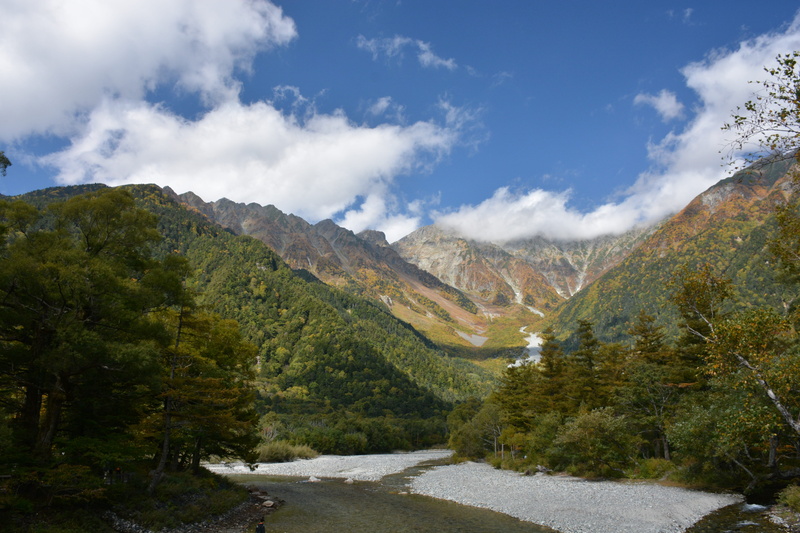 scenics - nature, nature, landscape, japan, nagano, sky, plant, day, environment, land, tranquil scene, green color, non-urban scene, outdoors, valley