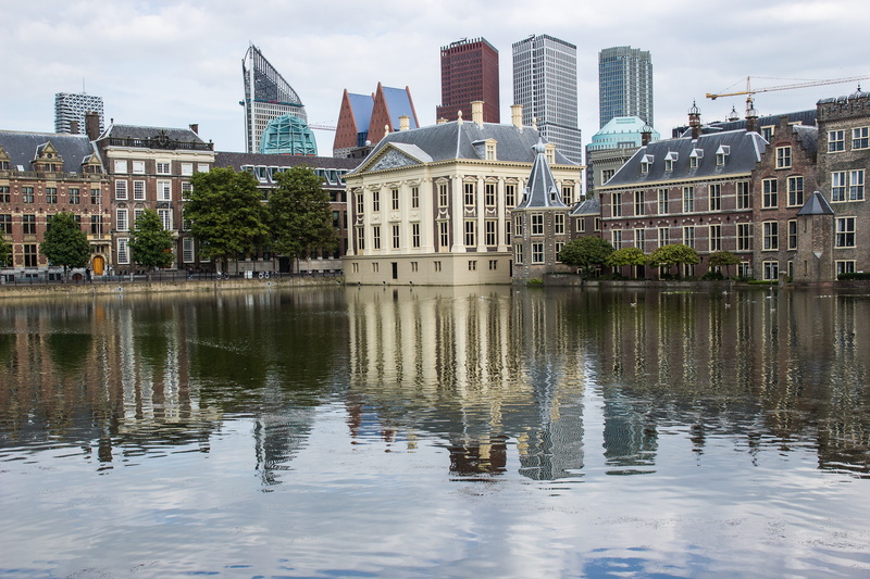 outdoors, pond, nature, lake, city, office building exterior, 5K, travel destinations, office, day, Buildings, travel, Architecture, netherlands, no people