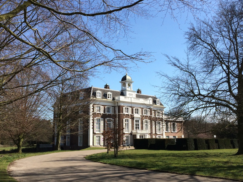 building, footpath, built structure, 2K, growth, sunlight, nature, clingendael, estate, sky, bare tree, day, architecture, branch, the hague, clear sky