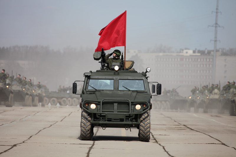 rehearsal, 233014, flag, army, tigr, red, 5K, gaz, alabino, victory, 4x4, vehicle, day, russia, parade, russian, 2014